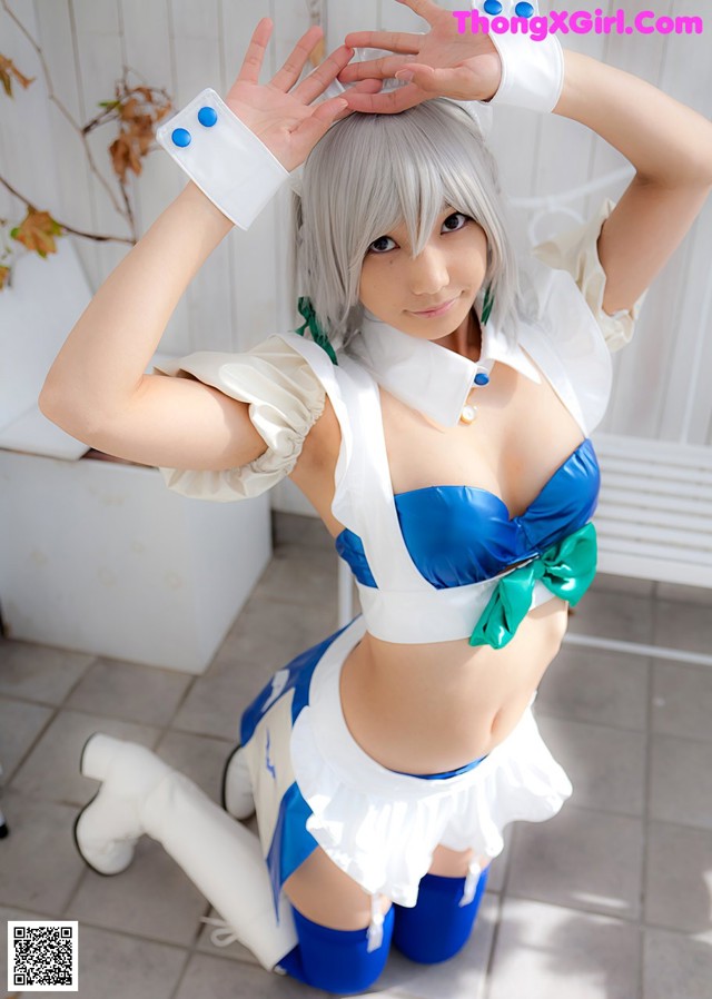 Sakuya Izayoi - Awintersxxx Chubbyebony Posing No.2c9ce1